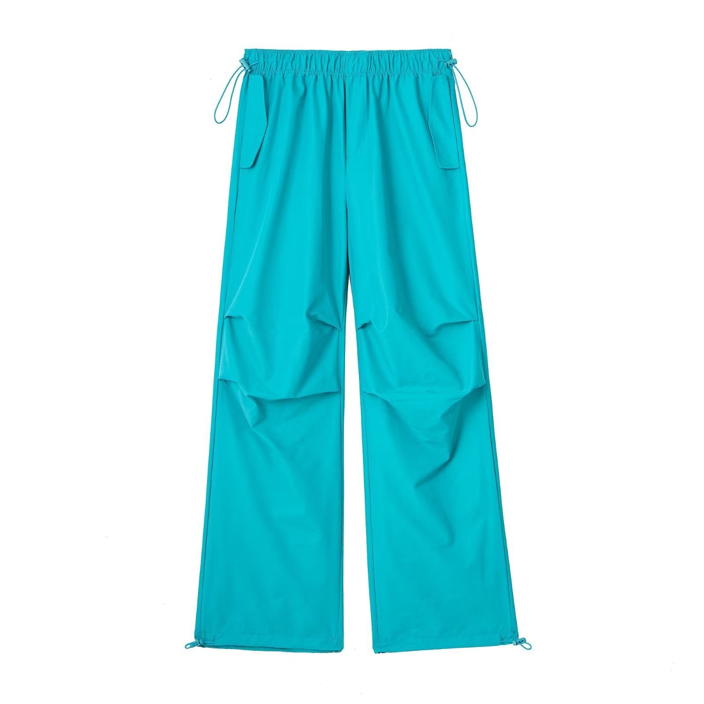 French Elastic Drawstring Fashion All-match Parachute Jogging Casual Trousers