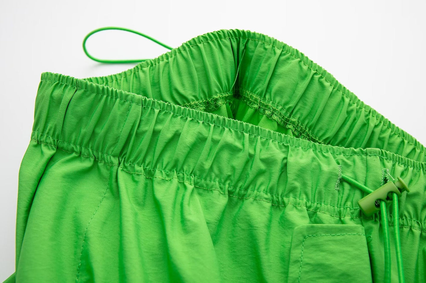 French Elastic Drawstring Fashion All-match Parachute Jogging Casual Trousers