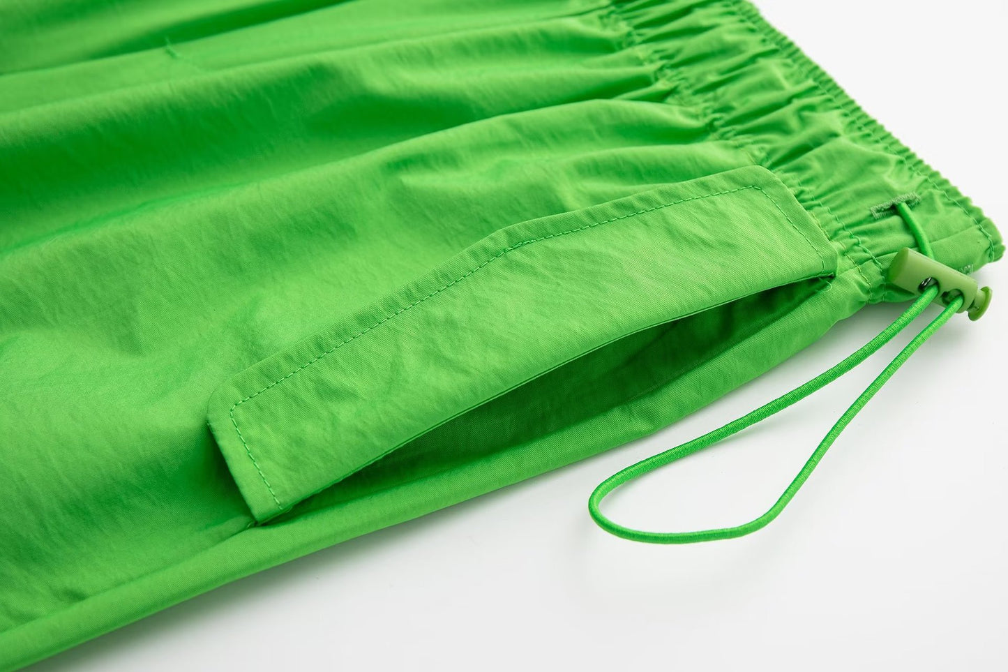 French Elastic Drawstring Fashion All-match Parachute Jogging Casual Trousers