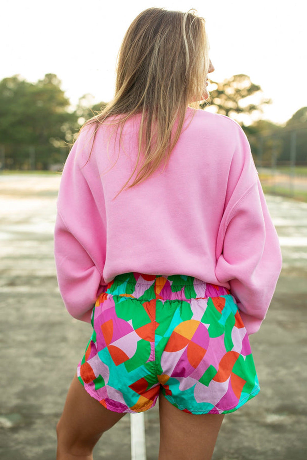 Vibrant High Waist Short Shorts