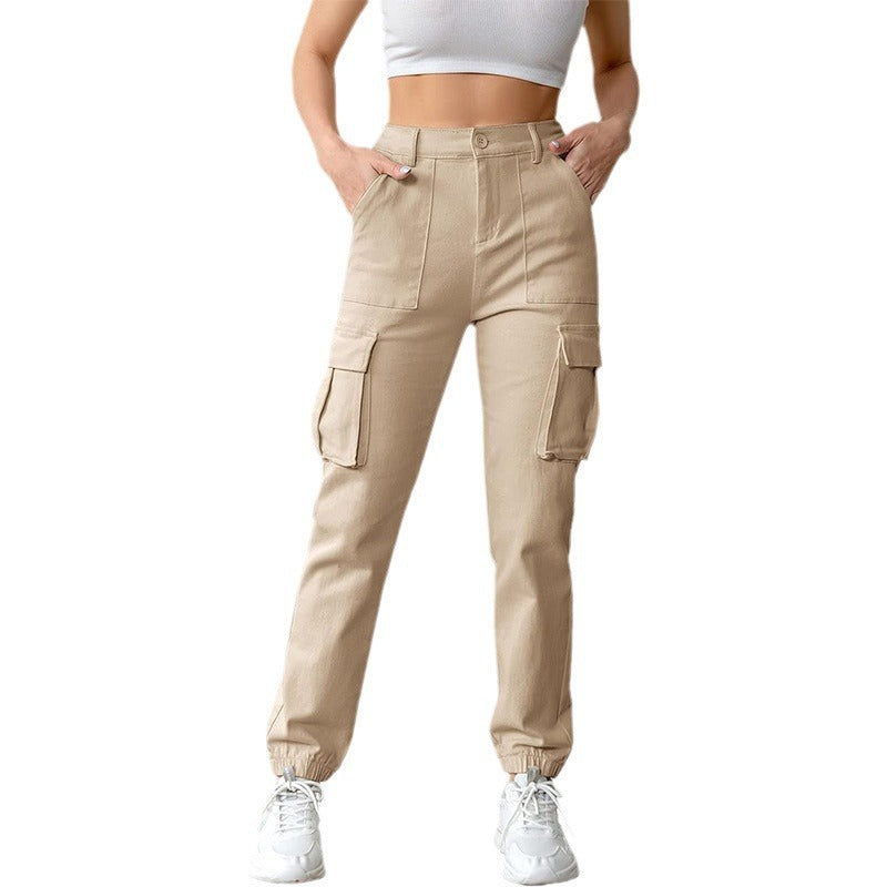 Women's High Waist Casual Jogging Overalls