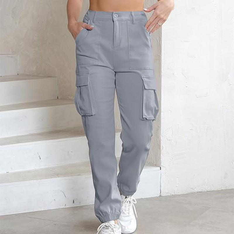Women's High Waist Casual Jogging Overalls