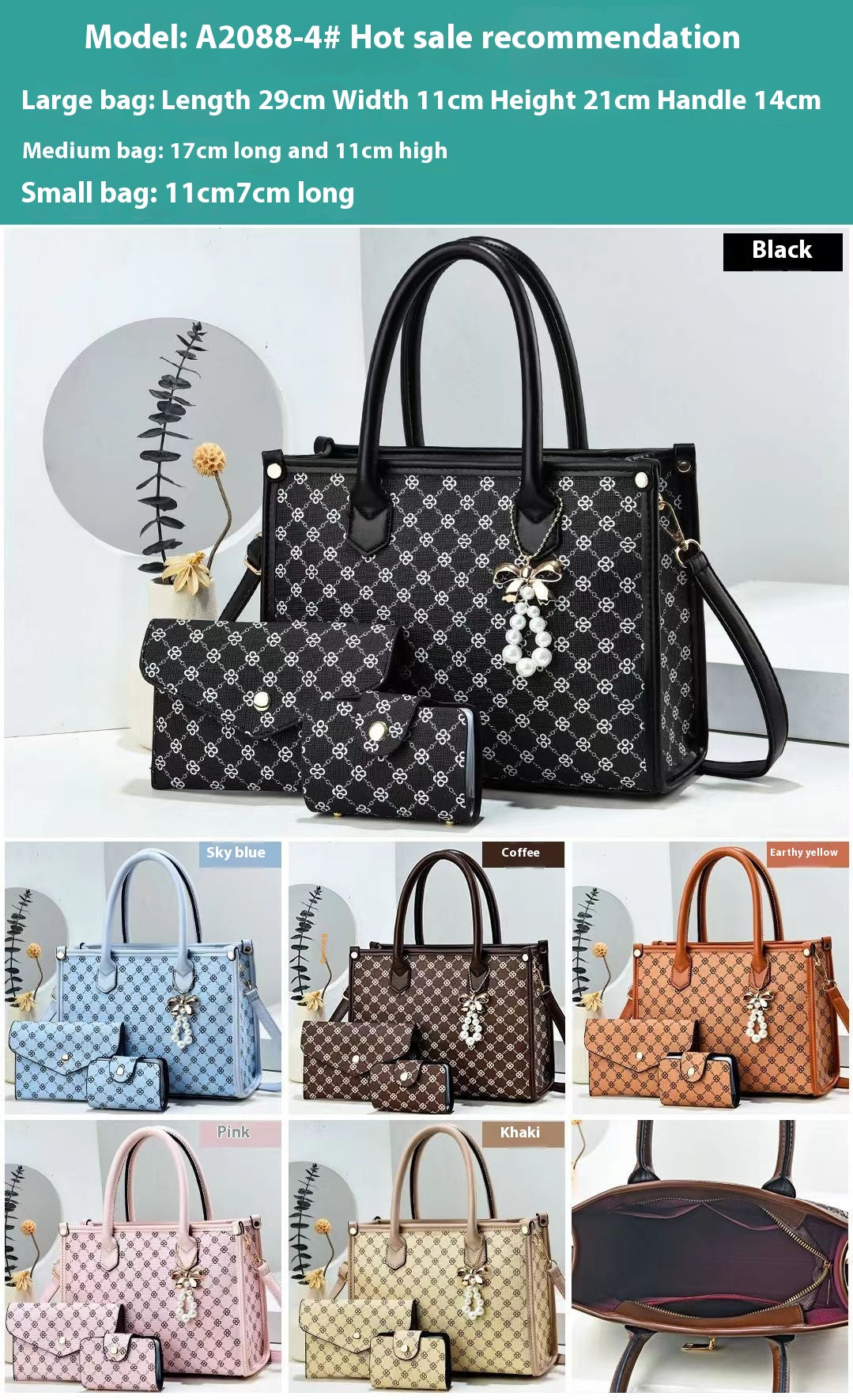 Women's Handbag Large Capacity Fashion All-match Messenger Bag High Sense Mother Big Bag