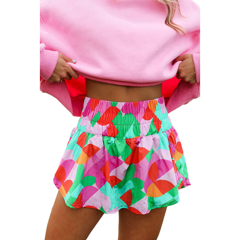 Vibrant High Waist Short Shorts