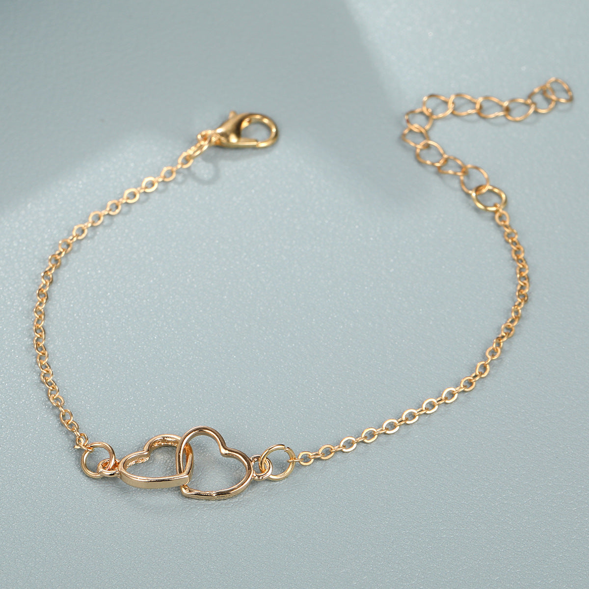 Women's Heart Shaped Alloy Bracelet