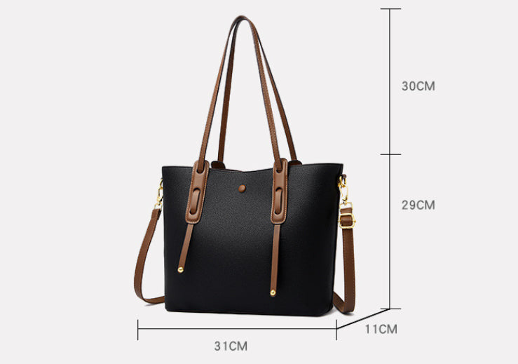 All-match One-shoulder Portable Refined And Simple Large Capacity Commuter Bag