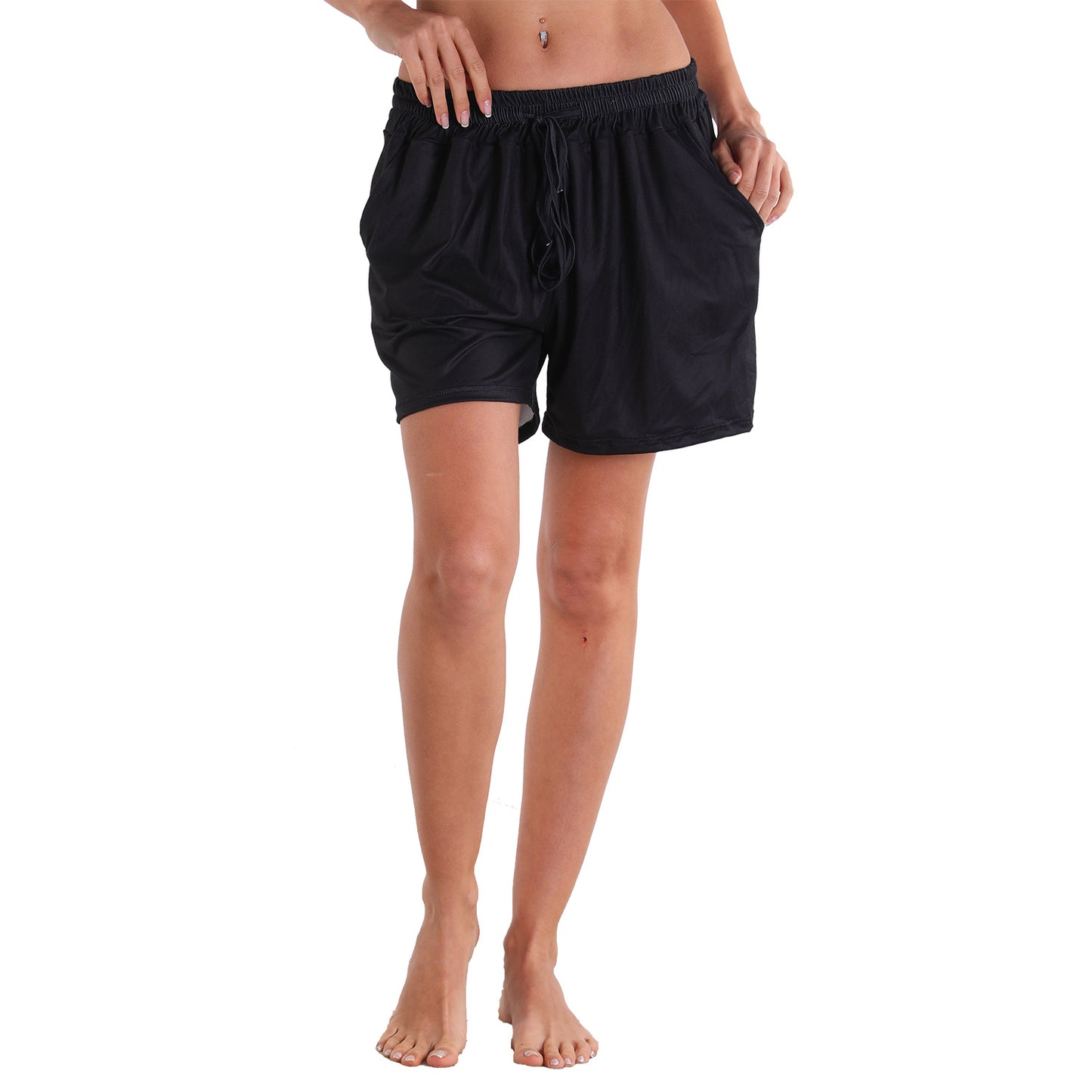 Women's Comfortable Home Yoga Beach Shorts - Perfect for Casual Sport Activities