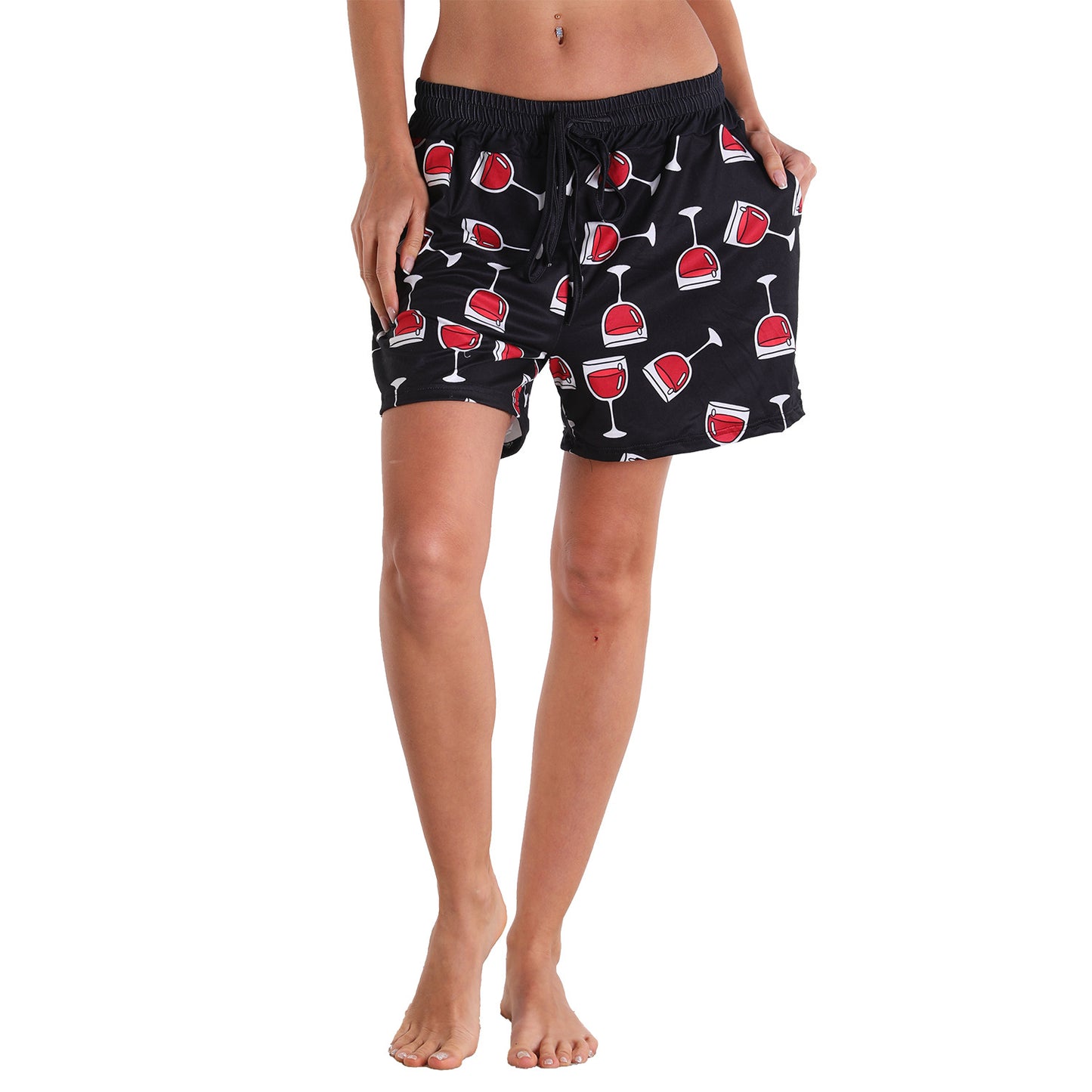 Women's Comfortable Home Yoga Beach Shorts - Perfect for Casual Sport Activities