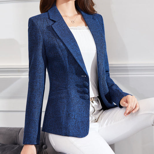 Slim Single Breasted Business Female Blazer Coats Formal | Fashion Women Plus Size Blazers